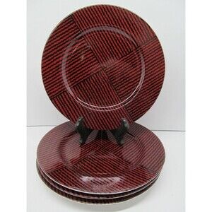 Fitz And Floyd Kiva Salad Plates Bundle of 5